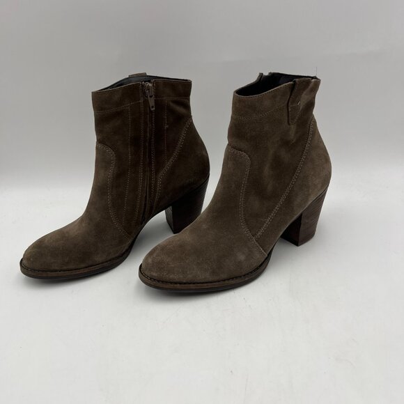 Paul Green Jax Suede Brown Booties Size 5.5 (US 8) - Picture 4 of 9